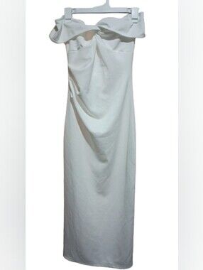 White Off‑Shoulder Dazy Dress